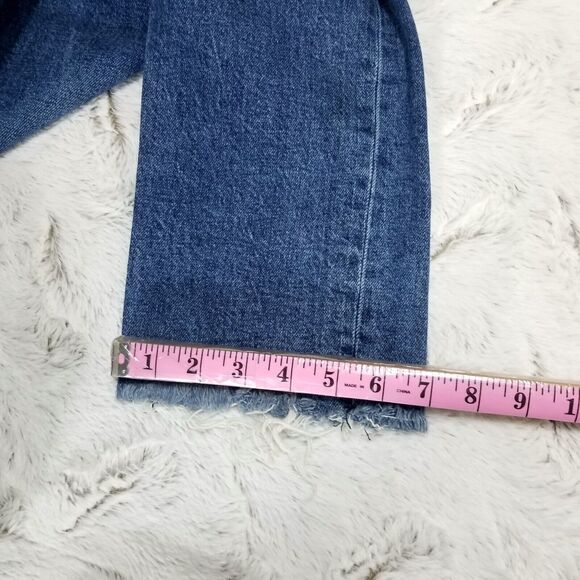 Levis Jeans Mens 33x30 Blue 511 Regular Straight Dark Wash American Denim - Picture 7 of 14